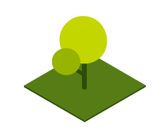 We offer loans for undeveloped land. undeveloped land icon