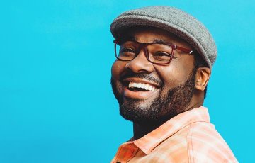 smiling man